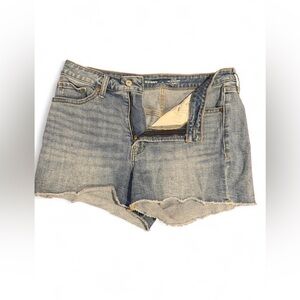 Old Navy Light Blue High-Rise Denim Shorts